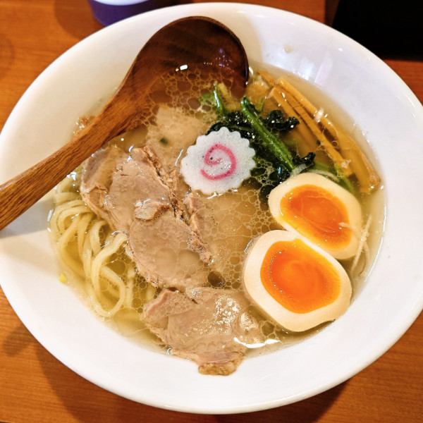 「特製塩生姜ラーメン」@生姜醤油ラーメンふたごの写真