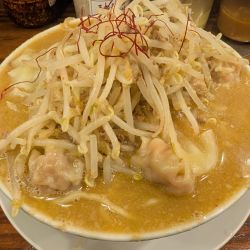 粗びき味噌わんたん麺