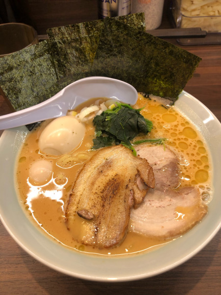 「魂心ラーメン　味噌」@横浜家系ラーメン 魂心家 中央林間店の写真