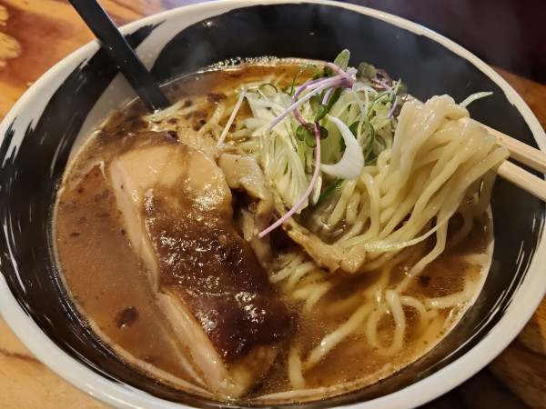 「醬そば(無料大)(850)」@麺場 浜虎 横浜店の写真