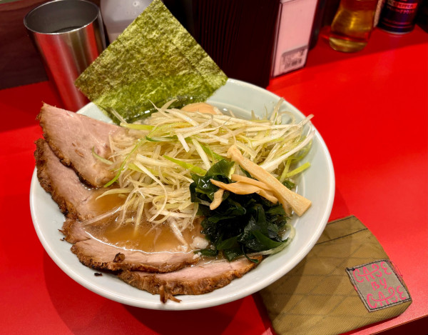 「ネギチャーシュー麺＋味付玉子」@ラーメンショップ〇Qの写真