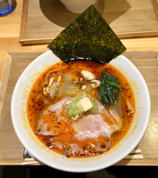 「【限定】牡蠣塩バターらーめん1350円」@らーめん 心麦の写真