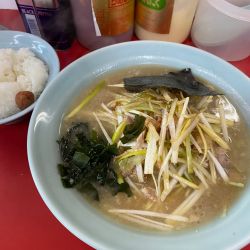 ネギラーメン＋半ライス