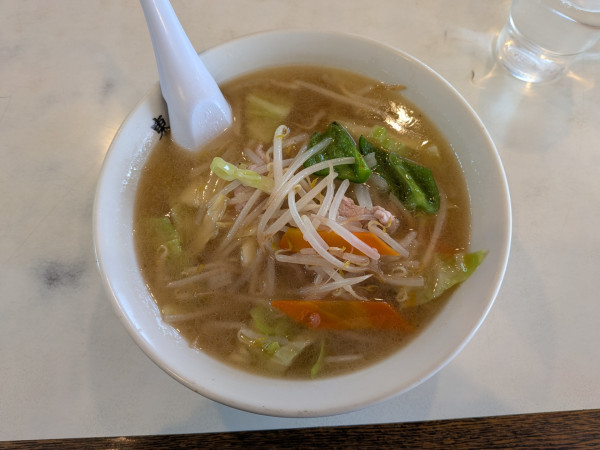 「タンメン：700円」@あづま軒の写真