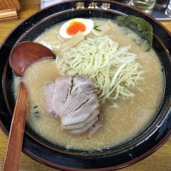 味噌チャーシュー麺（大）+ネギ丼