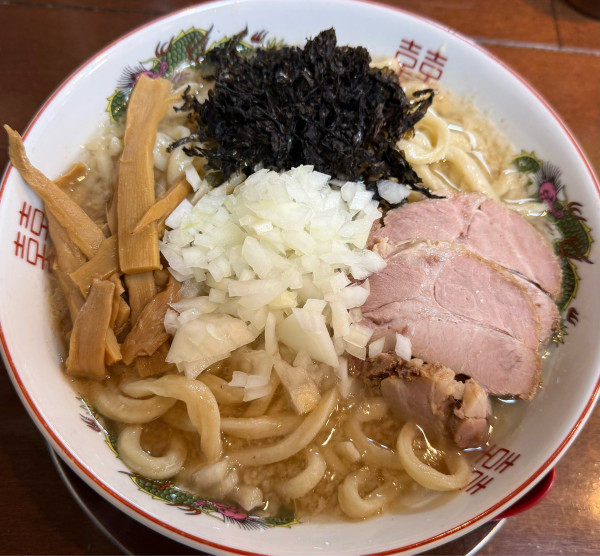 「ぎと家の中華そば特盛」@燕三条中華そば ぎと家 武里本店の写真