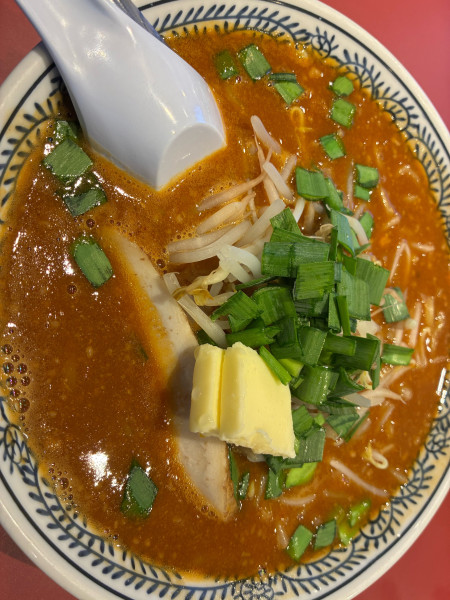 「熟成味噌ラーメン913円バター110円」@丸源ラーメン 練馬関町店の写真