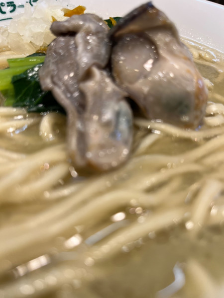 「牡蠣ラーメン」@カッパ64 福生店の写真