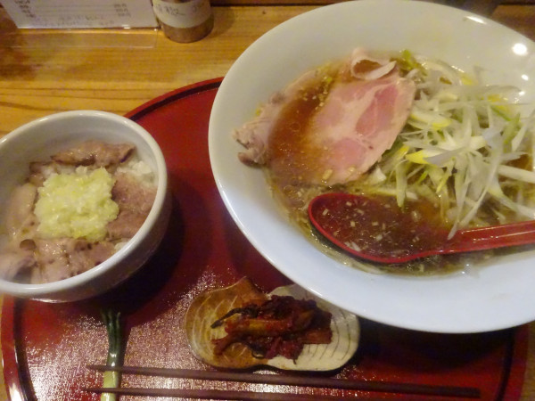 「葱ラーメン御膳　1,800円」@葱料理 shin’s placeの写真