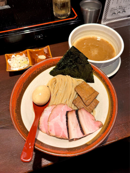 「特製つけ麺　大盛り」@長男、ほそのたかしの写真