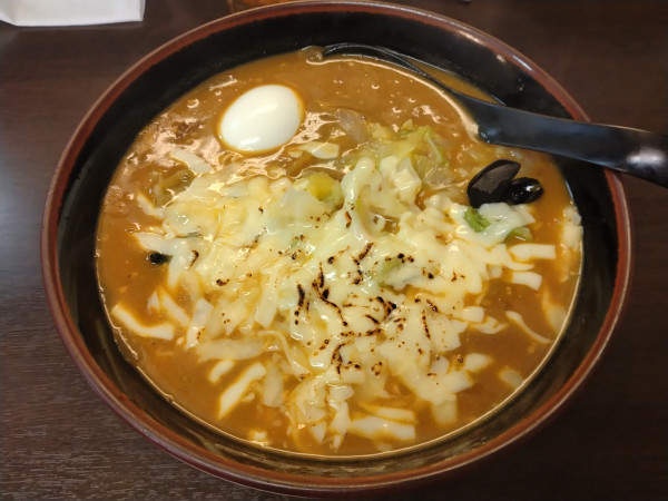 「チーズカレーめん¥1000-」@麺処 中むらの写真