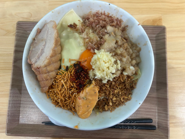 「まぜそば　並　1,200円」@ハイマウントの写真