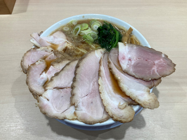 「チャーシュー背脂中華」@ラーメン みなみの写真