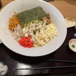 新まぜそば➕追いキムチ