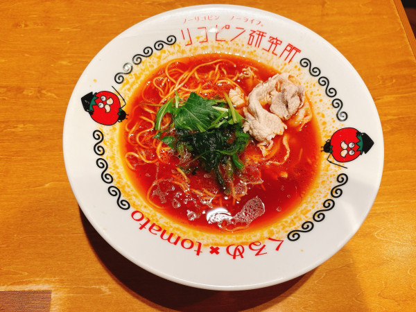 「王道トマトラーメン＋チートマ和え玉＋チーズdeリゾット」@トマトラーメンとトマト辛麺のお店 リコピン研究所の写真