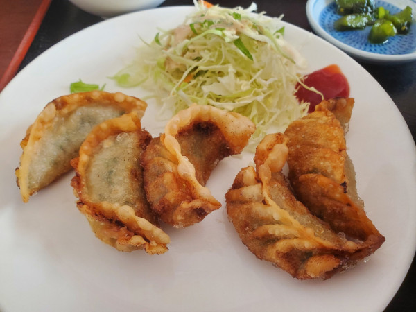 「特製台湾刀削麺・揚げ餃子セット」@台湾料理 福源の写真