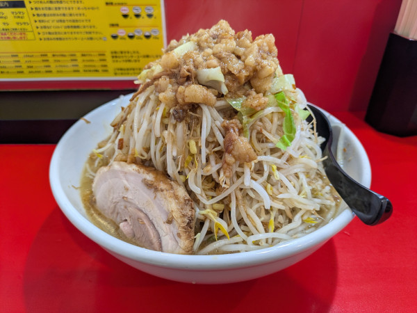「中らーめん（野菜ましまし）1000円」@立川マシマシ 太田店の写真