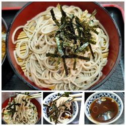 ざるそば(天丼セット)　¥1500