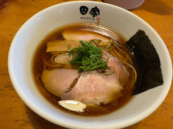 「中華そば　1,100円」@中華そば 田家 本店の写真