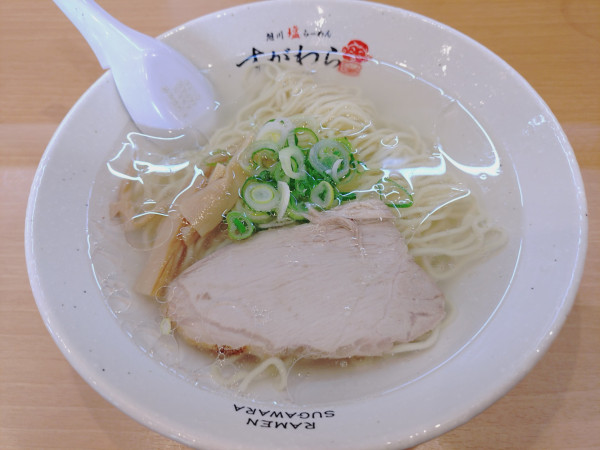 「塩らーめん　９００円」@旭川塩らーめん すがわら 人形町店の写真