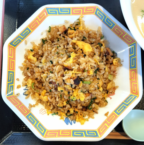 「ランチセット1100円の半チャーハン」@珍竹林の写真