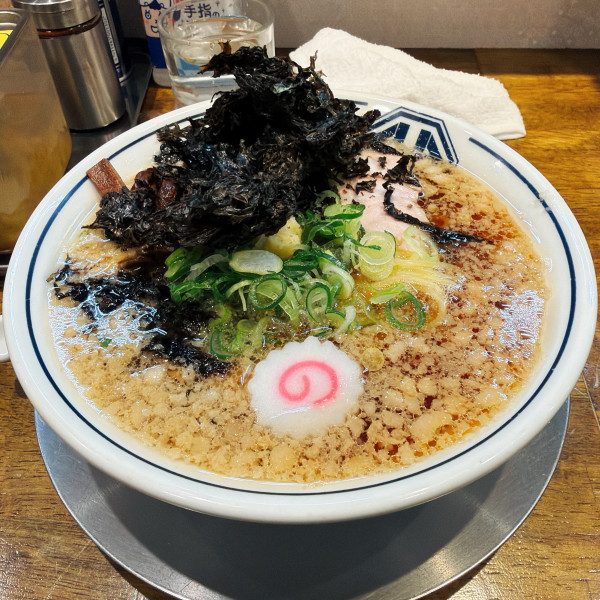 「背脂生姜醤油＋岩海苔3倍」@生姜醤油専門 我武者羅 幡ヶ谷本店の写真