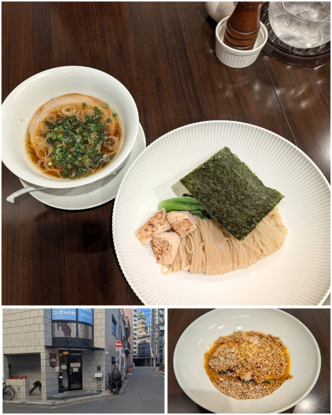 「醤油つけ麺＋よだれ鶏」@創作麺工房 鳴龍の写真