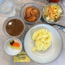 バモスカレー ご飯小盛り