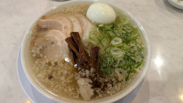 「中華そば こってり＋茹で玉子」@中華そば まるや食堂の写真