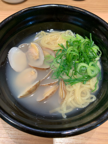 「鯛出汁あさりたっぷりラーメン」@鮨・酒・肴 杉玉 オリナス錦糸町店の写真