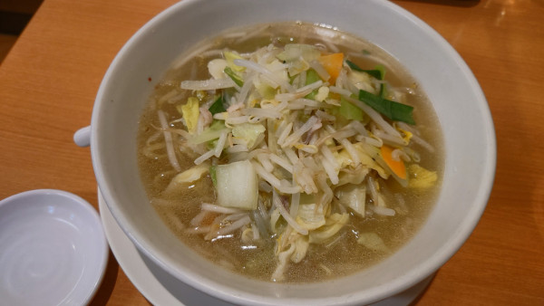 「野菜たっぷりタンメン ¥620」@熱烈中華食堂 日高屋 大宮東口店の写真