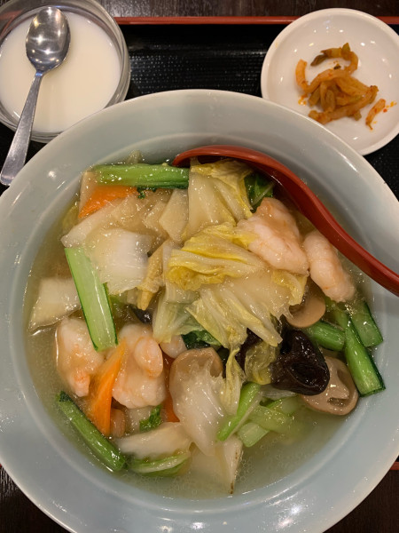 「エビタンメン」@中国料理 星宿飯店の写真