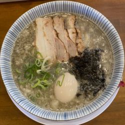 ごわ麺（超スープ）　ラーパス　味玉