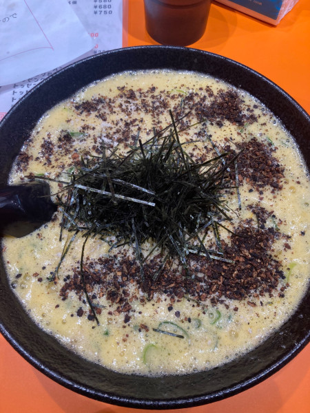 「納豆ラーメン」@熊本ラーメンもっこす 女子大店の写真