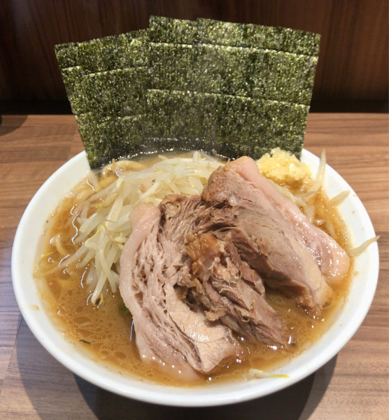 「【限定】ポンズ1350円　海苔100円」@らーめん菊の写真