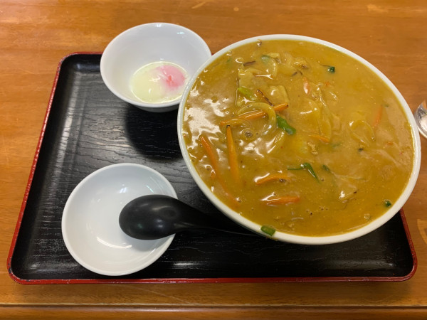 「カレーラーメン丼」@ラーメンミートの写真