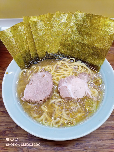 「ラーメン+海苔増」@まこと家の写真