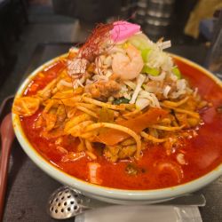 納豆ちゃんぽん(大粒)・大盛・激辛 ￥1,500