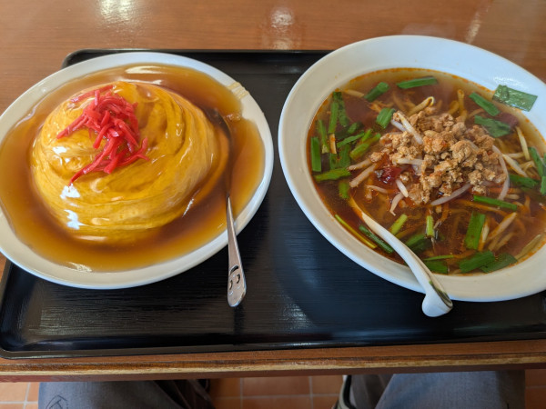 「ラーメンセット（台湾ラーメン+）980円」@台湾料理 祥瑞 登戸店の写真