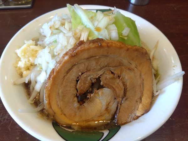 「ミニ雷そばポン酢(1000円)」@雷 津田沼駅前店の写真