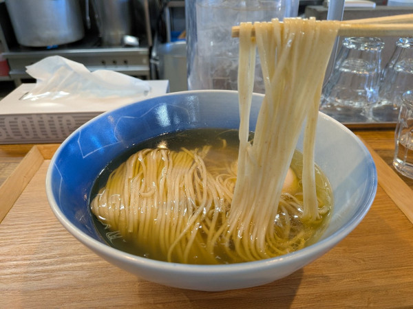 「塩 かけそば（ネギ抜き）」@YOKOKURA STOREHOUSEの写真