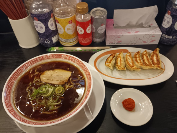 「郡山ブラックセット　辛子にんにく　500+30円」@幸楽苑 イオンタウン塩川店の写真