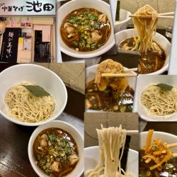 【SNS限定】のどぐろダシのワンタンつけそば1200円＋替玉