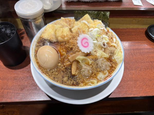 「特製いりこ(全部入)」@大井町立食い中華蕎麦 いりこ屋の写真