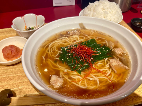 「もつそば御膳」@博多 華味鳥 さいたま新都心の写真