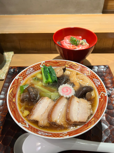 「自家製干し椎茸そば」@饗 くろ㐂の写真