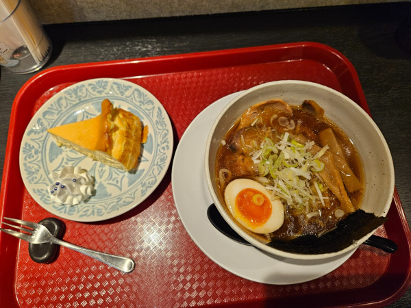 「ハーフラーメンセット」@麺屋まるたけの写真