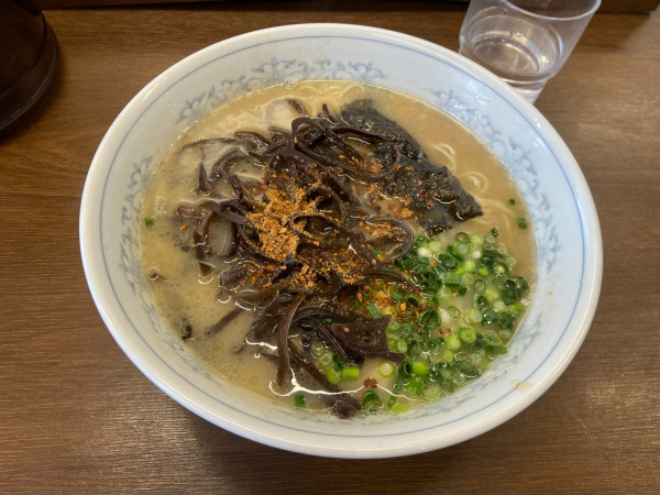 「キクラゲラーメン」@桃苑の写真