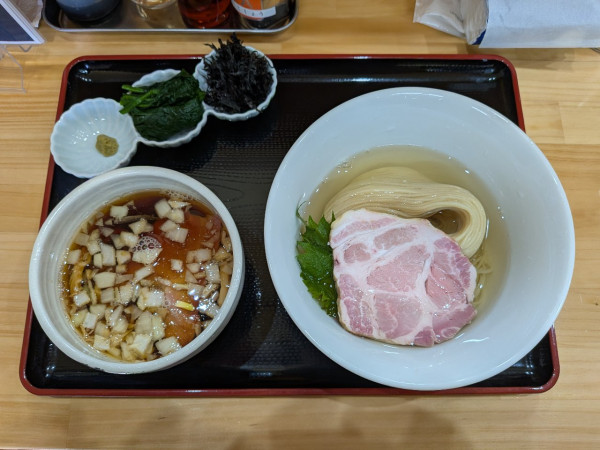 「2/3［限定］淡麗煮干し昆布水つけ麺」@NAGASHARIの写真