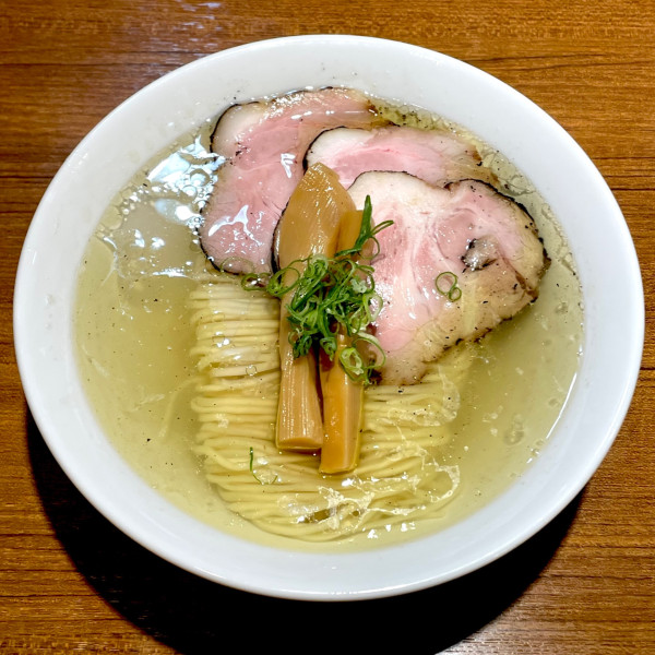 「名古屋コーチンの炙り肉中華そば 塩」@寿製麺よしかわ 川越店の写真